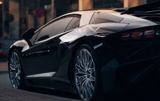 Black Lamborghini
