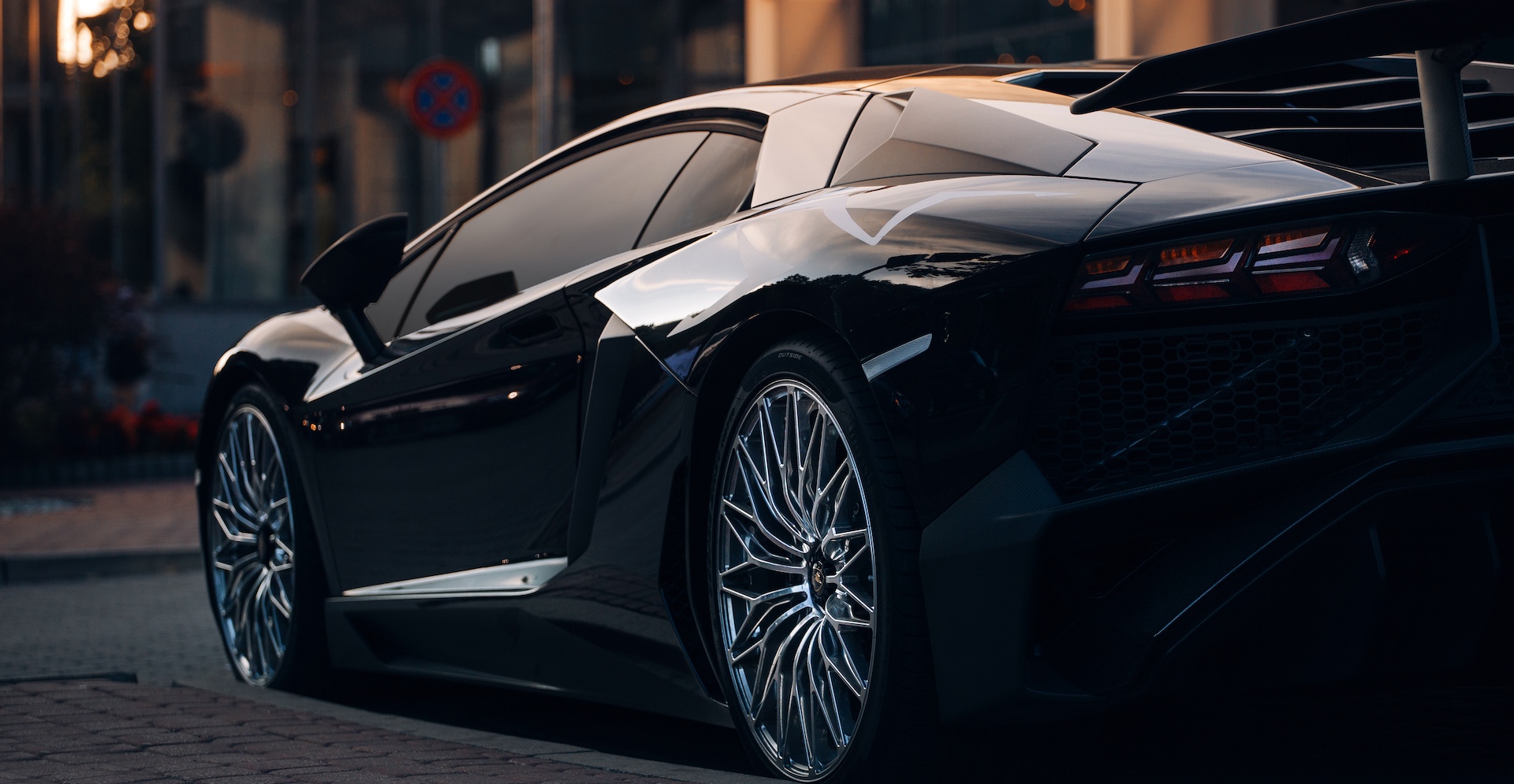 Black Lamborghini